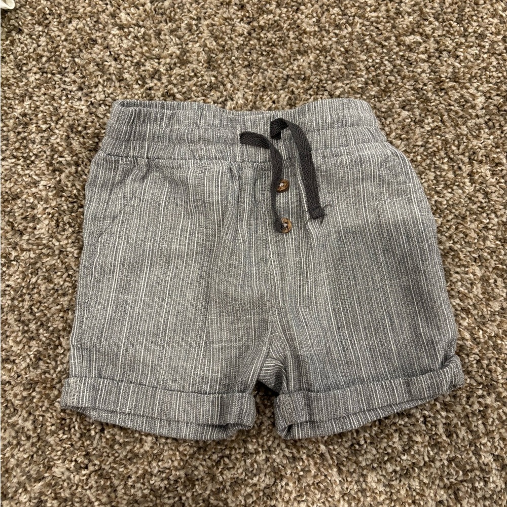 First Wave Gray Relaxed Fit Shorts